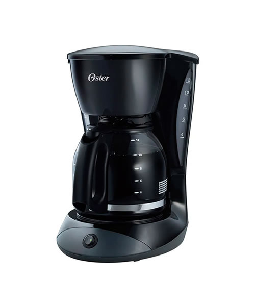 Cafetera oster BVSTDCDW12B capacidad para 12 tazas negra
